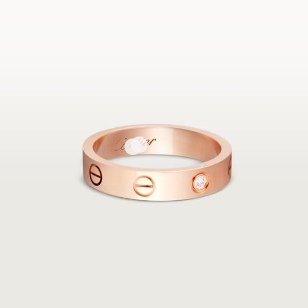 18K Love Wedding One Diamond Ring