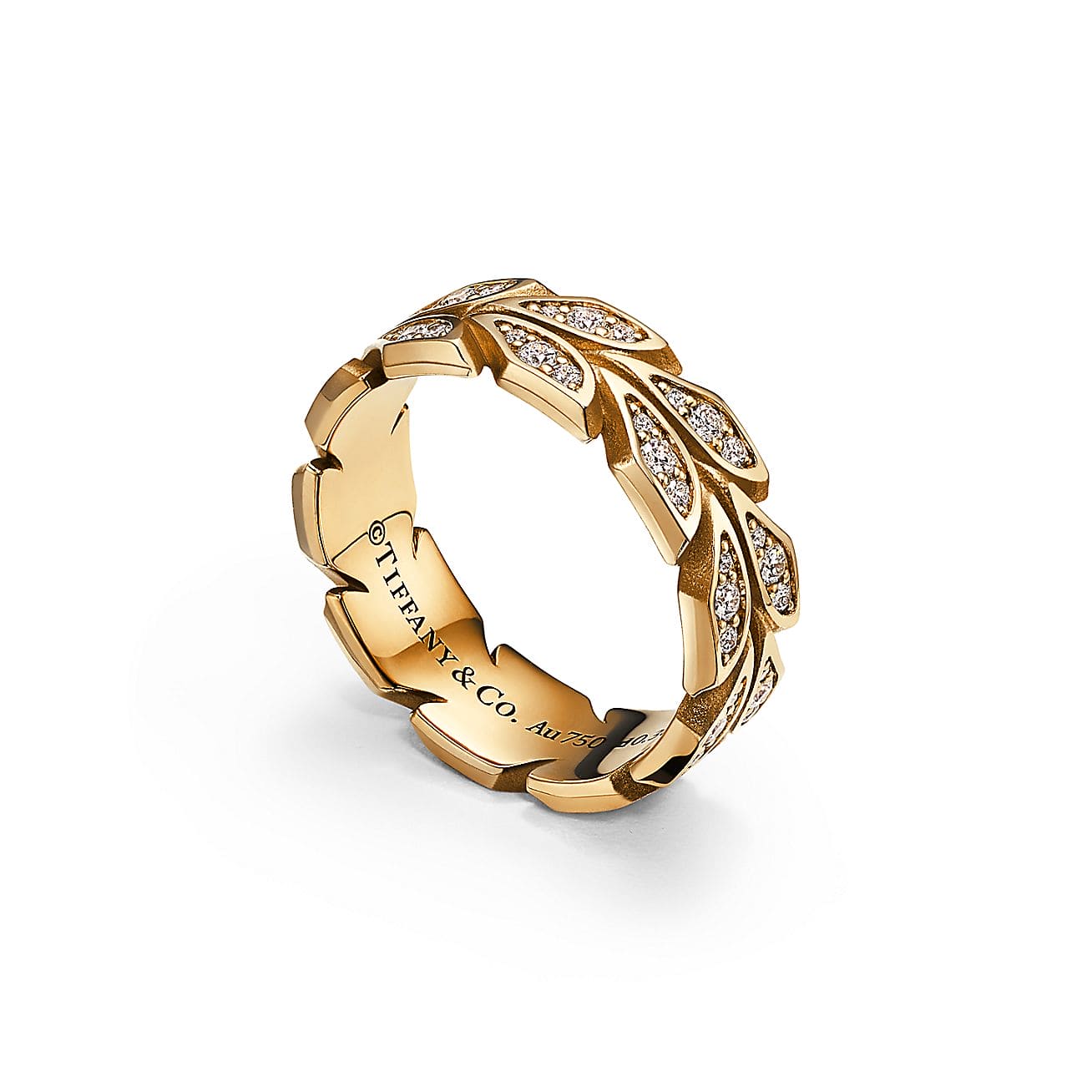 18K Yellow Gold Victoria Vine Ring