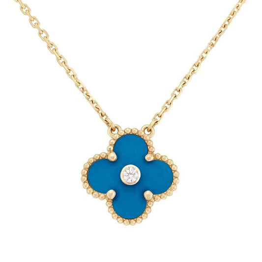 18K Vintage Alhambra Agent Clover Necklace
