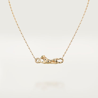 18K Panthère De Diamond Necklace