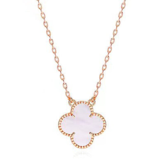 18K Vintage Alhambra Pink Necklace