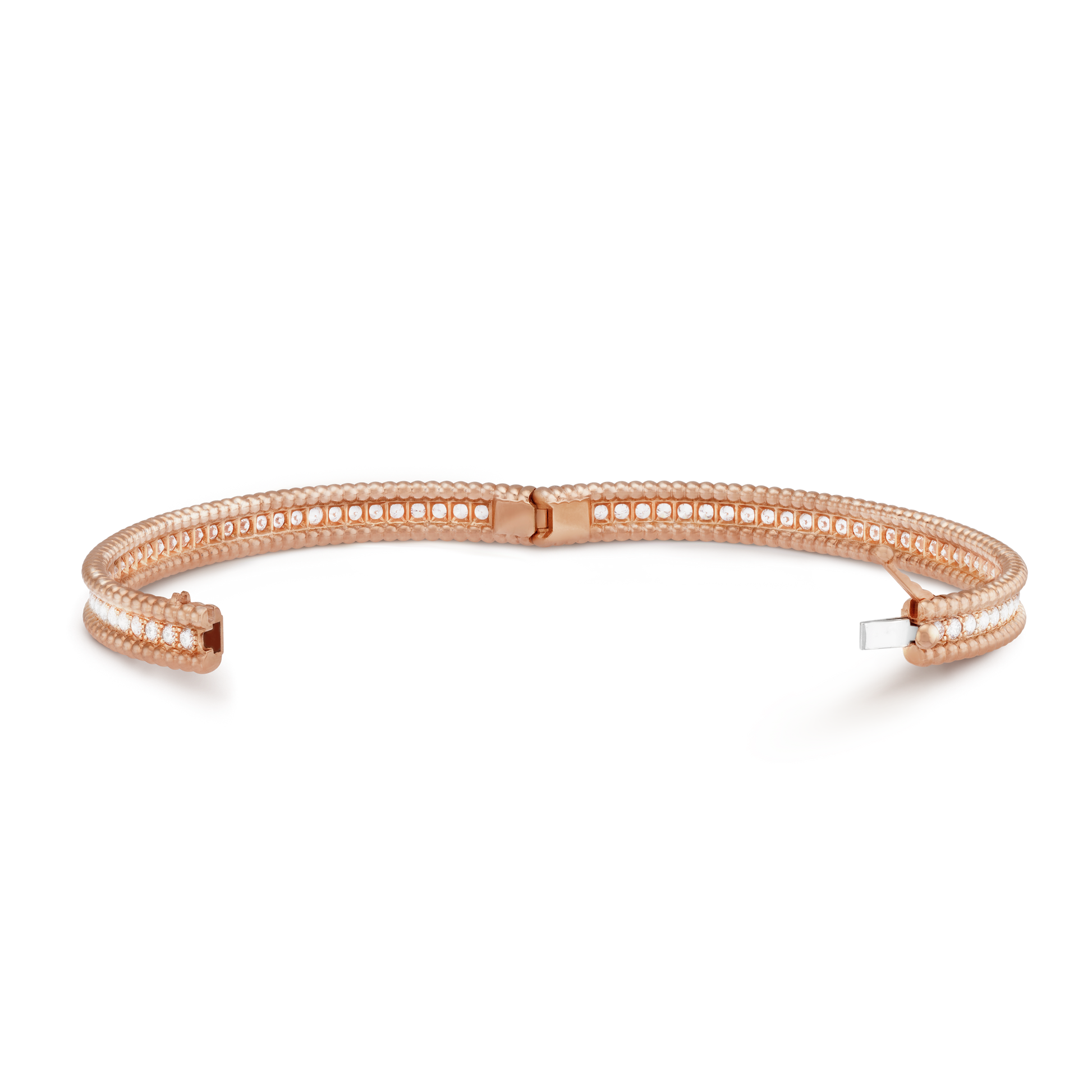 18K Perlée Diamonds One Row Bracelet
