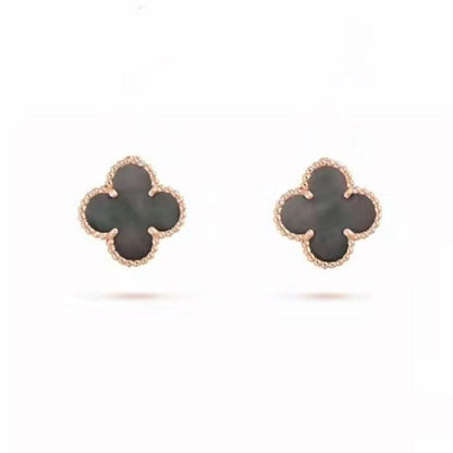 18K Vintage Alhambra Grey Earrings